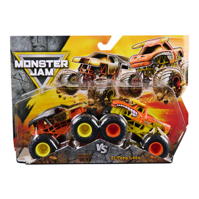 Monster Jam Trucks 1:64 Twin Pack Max D vs El Toro Loco