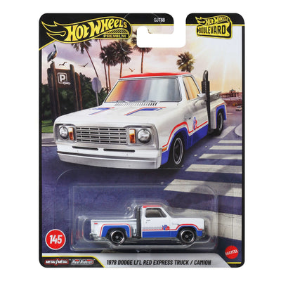 Hot Wheels Premium Boulevard 1978 Dodge LI'L Red Express Truck / Camion