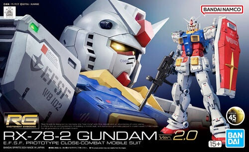 Gundam RX-78-2 Gundam EFSF Prototype Close Combat Mobile Suit Model Construction Set