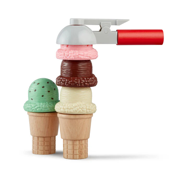 Melissa & Doug Scoop And Stack Ice Cream Playset