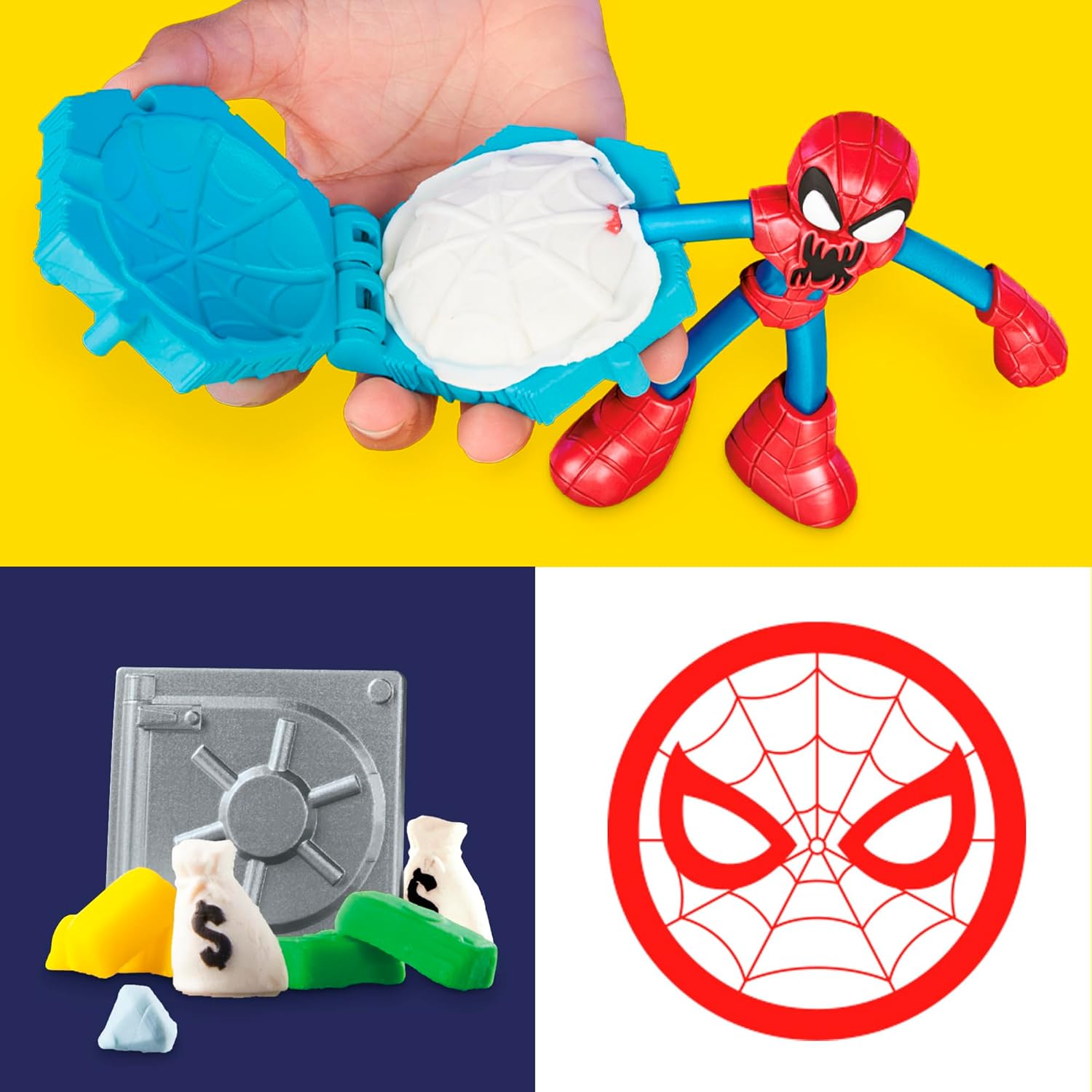 Play-Doh SpiderMan Launch And Slice Battle Playset