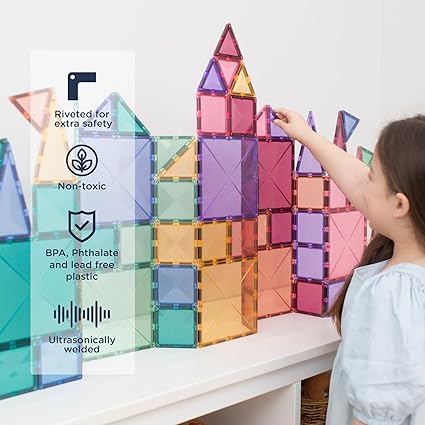 Connetix Magnetic Tiles Pastel Creative Pack 120pc
