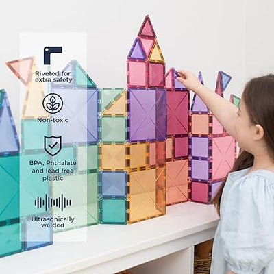 Connetix Magnetic Tiles Pastel Creative Pack 120pc