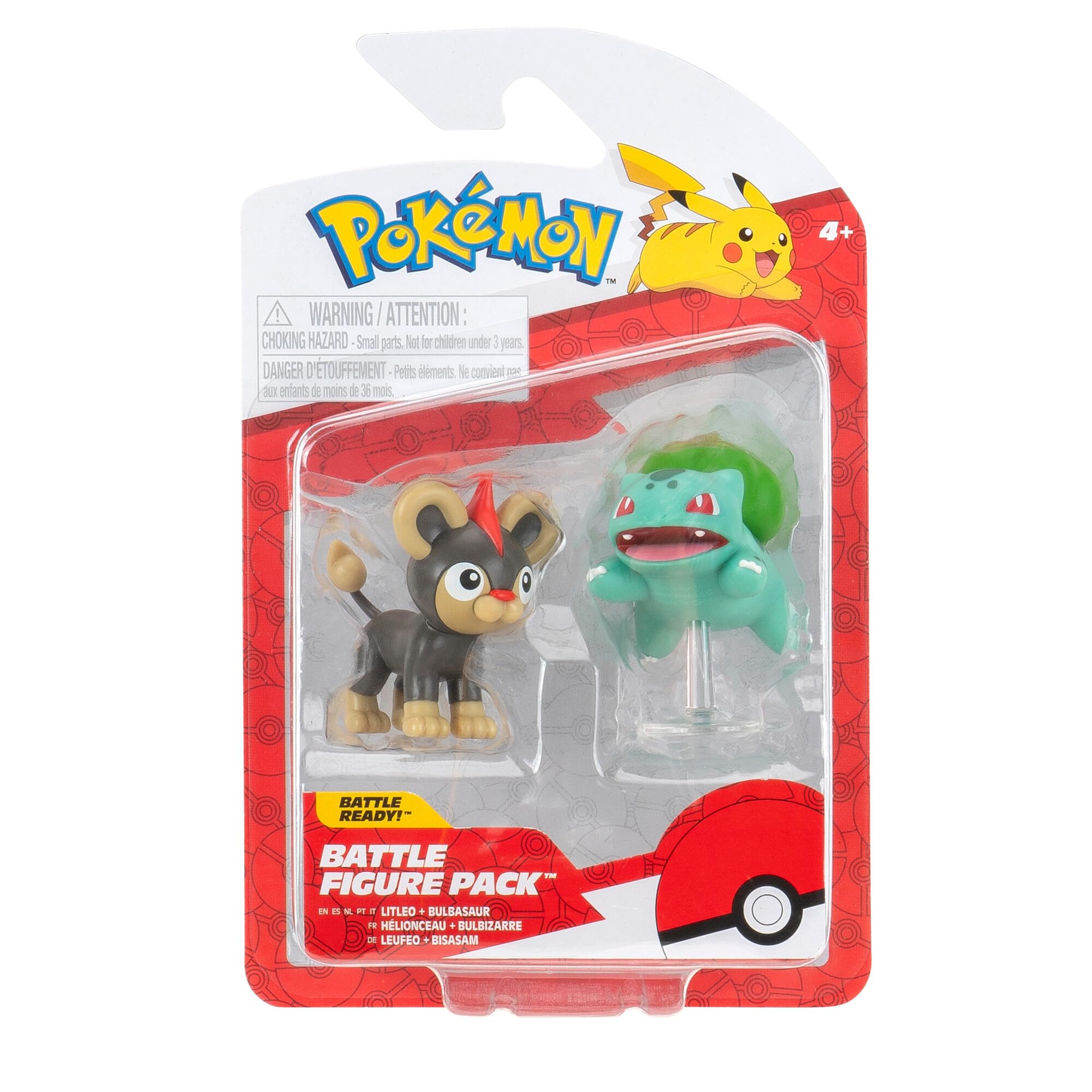 Pokemon Battle Figure Pack Litleo / Bulbasaur