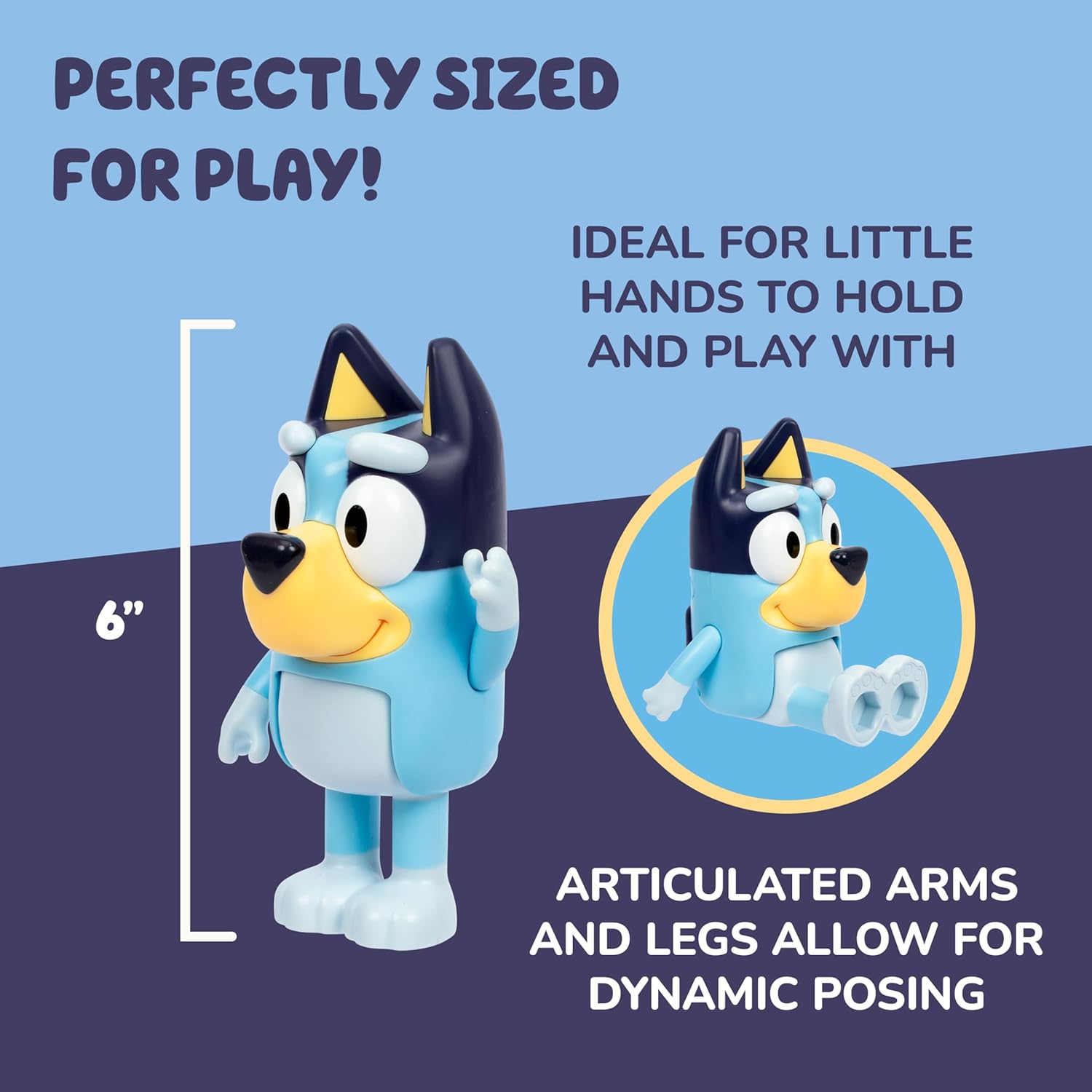 Bluey Chat Mates Single Figure Bluey
