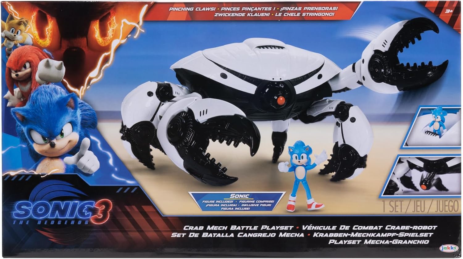 Sonic The Hedgehog Crab Mech Battle Playset