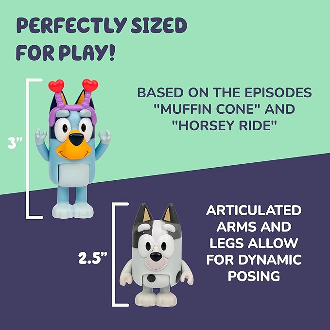 Bluey Springtime 2 Figure Pack