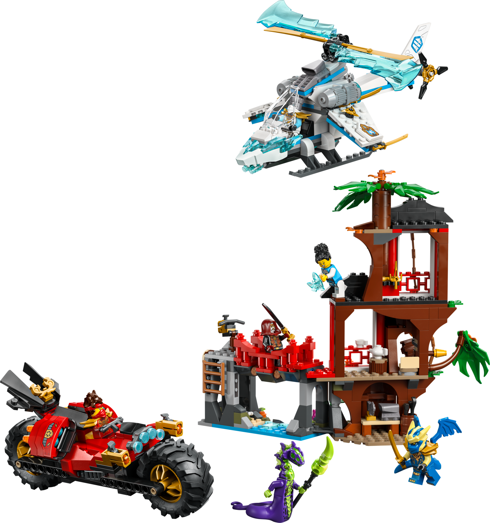 Lego Ninjago 71857 Ninja Vehicle Tree House Battle