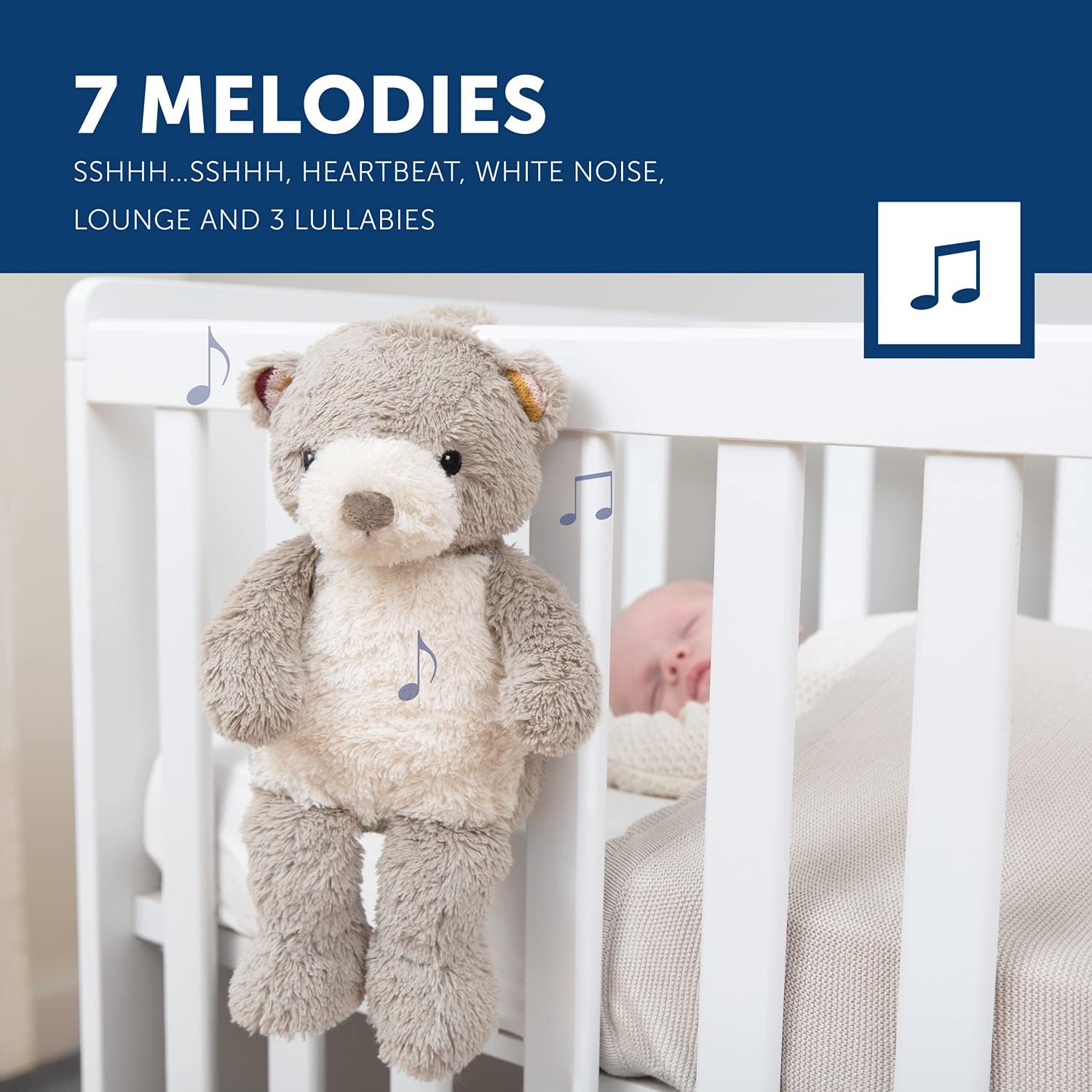 Zazu Bruno Baby Sleep Shusher With Light Sound And Voice Recording