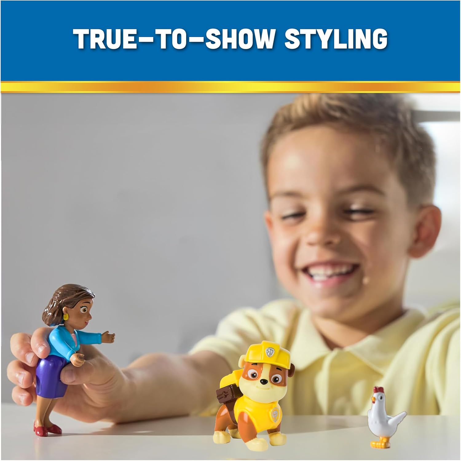 Paw Patrol Pup Hero Figure Pack Rubble And Mayor Goodway