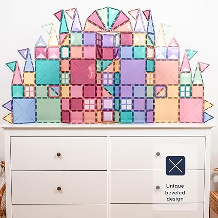 Connetix Magnetic Tiles Pastel Creative Pack 120pc