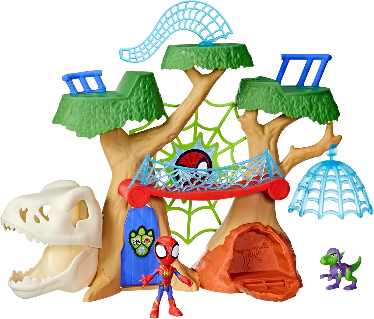 SpiderMan Spidey And His Amazing Friends Dino Webs Treehouse