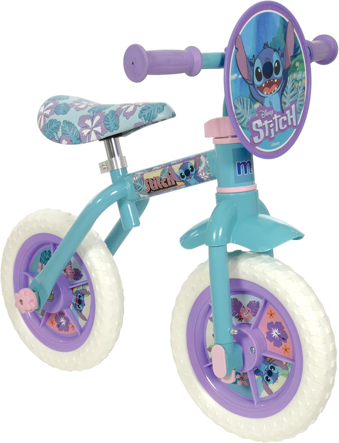 Disney Stitch 10" 2 In 1 Training Bike