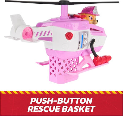 Paw Patrol Fire Rescue Vehicle Skye With Fire Rescue Chopper