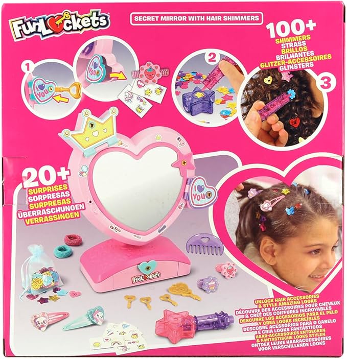 FunLockets Secret Mirror With Hair Shimmers