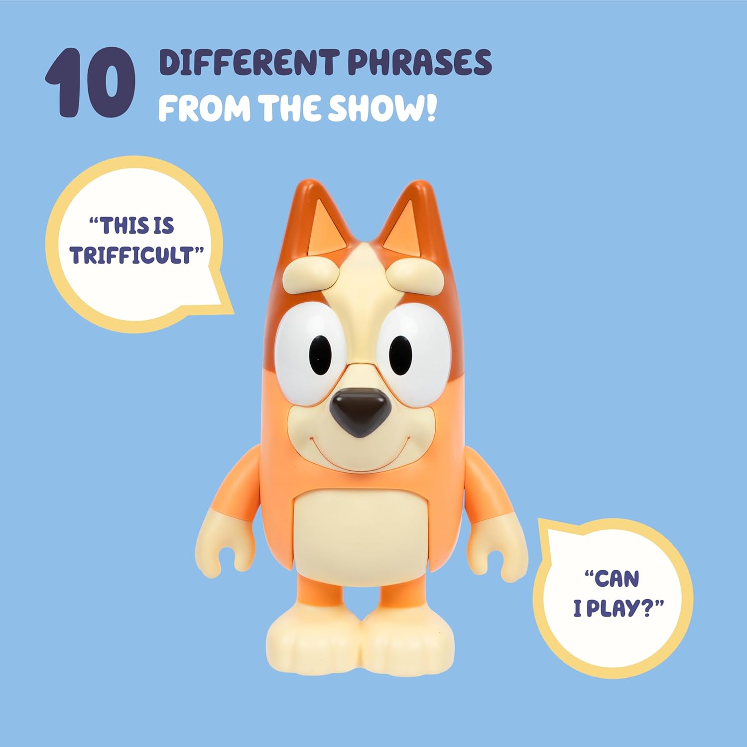 Bluey Chat Mates Single Figure Bingo