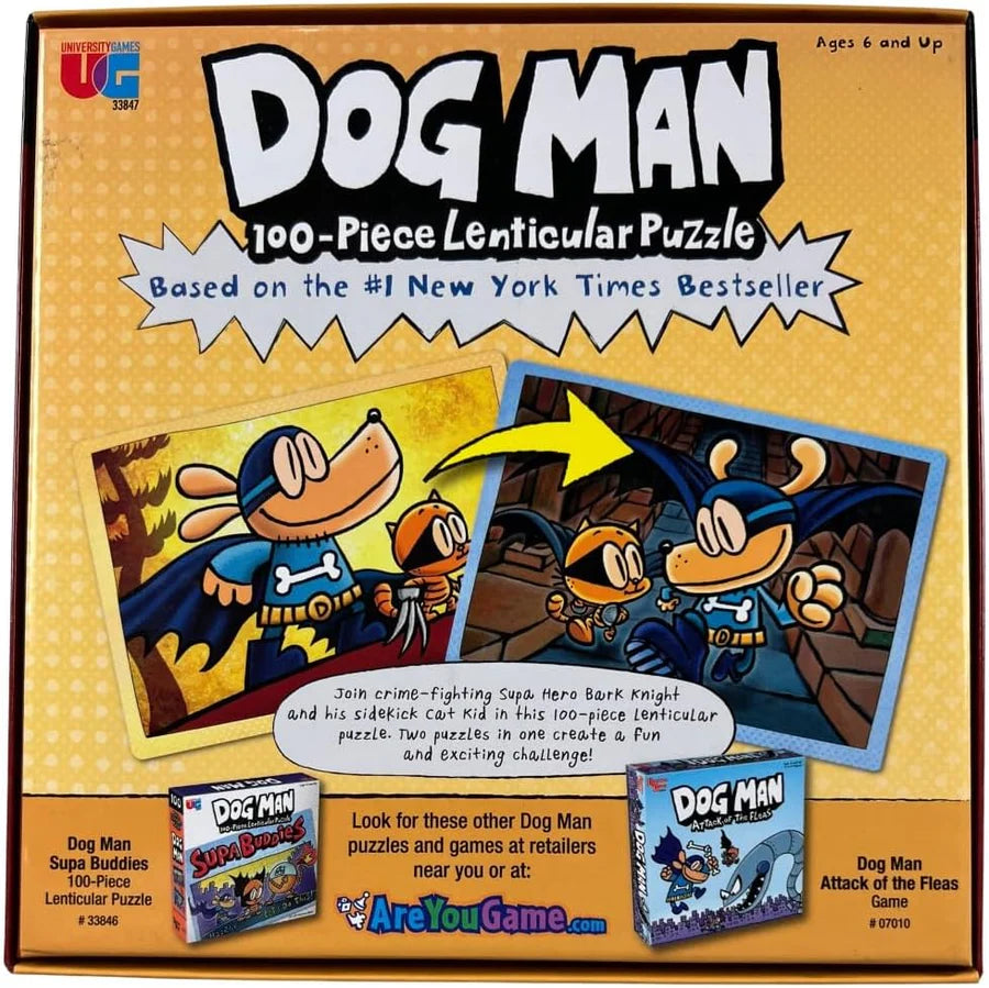 Dog Man 100pc Lenticular Jigsaw Puzzle
