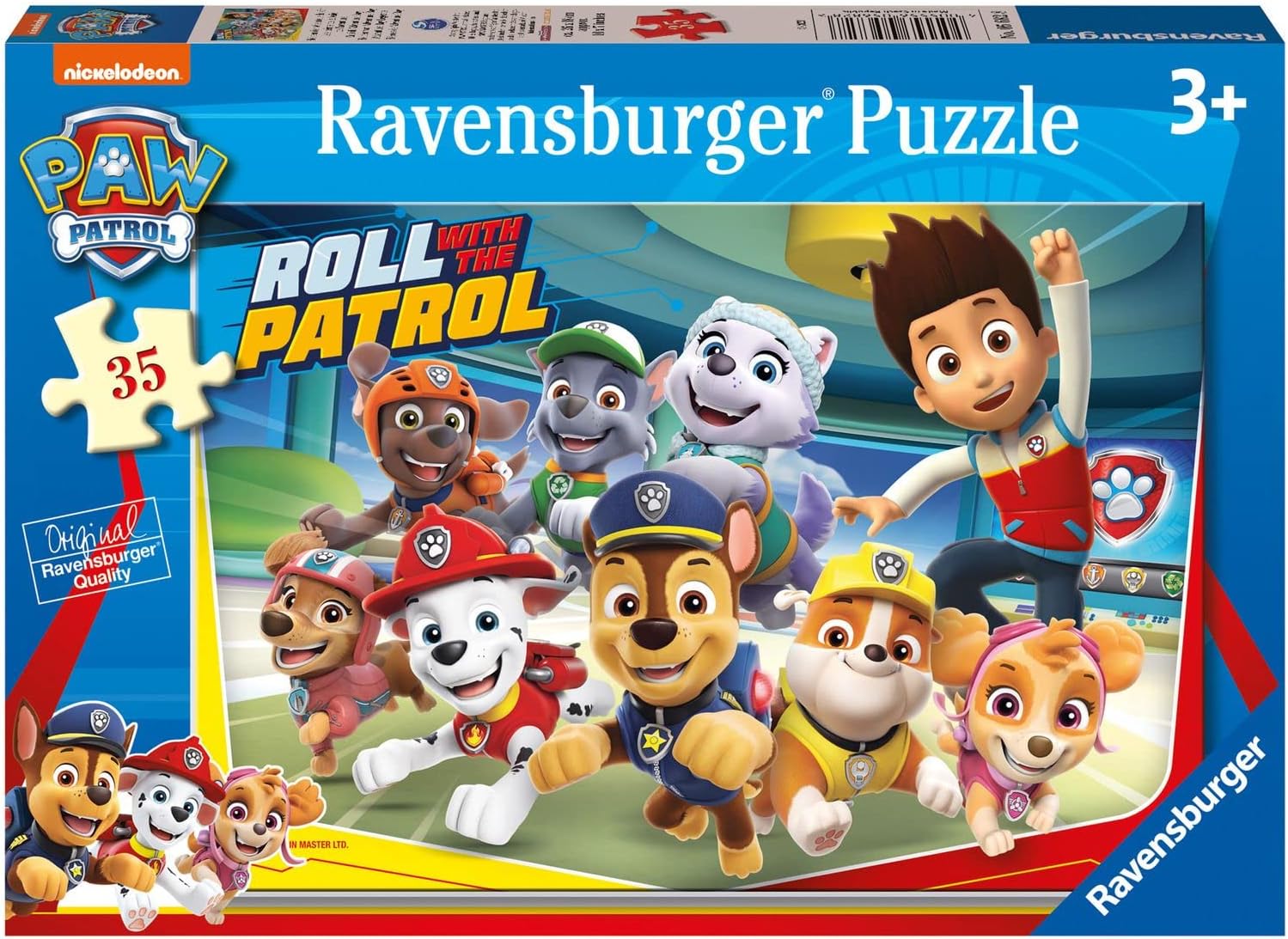 Paw Patrol Roll With The Patrol 35pc Jigsaw Puzzle