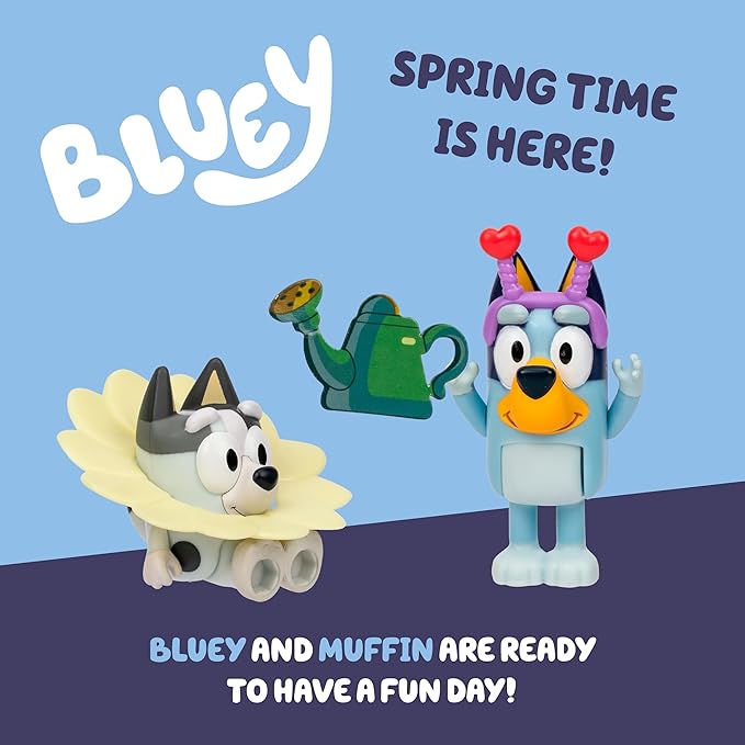 Bluey Springtime 2 Figure Pack