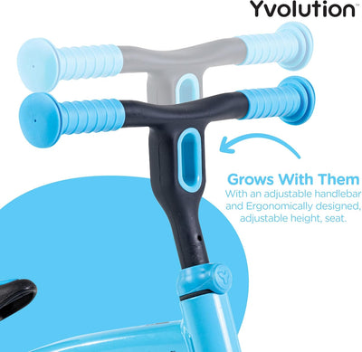 Yvolution Junior Balance Bike Blue 18months - 4 years