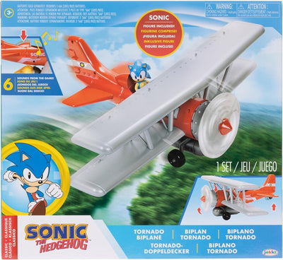 Sonic The Hedgehog Tornado Biplane Playset