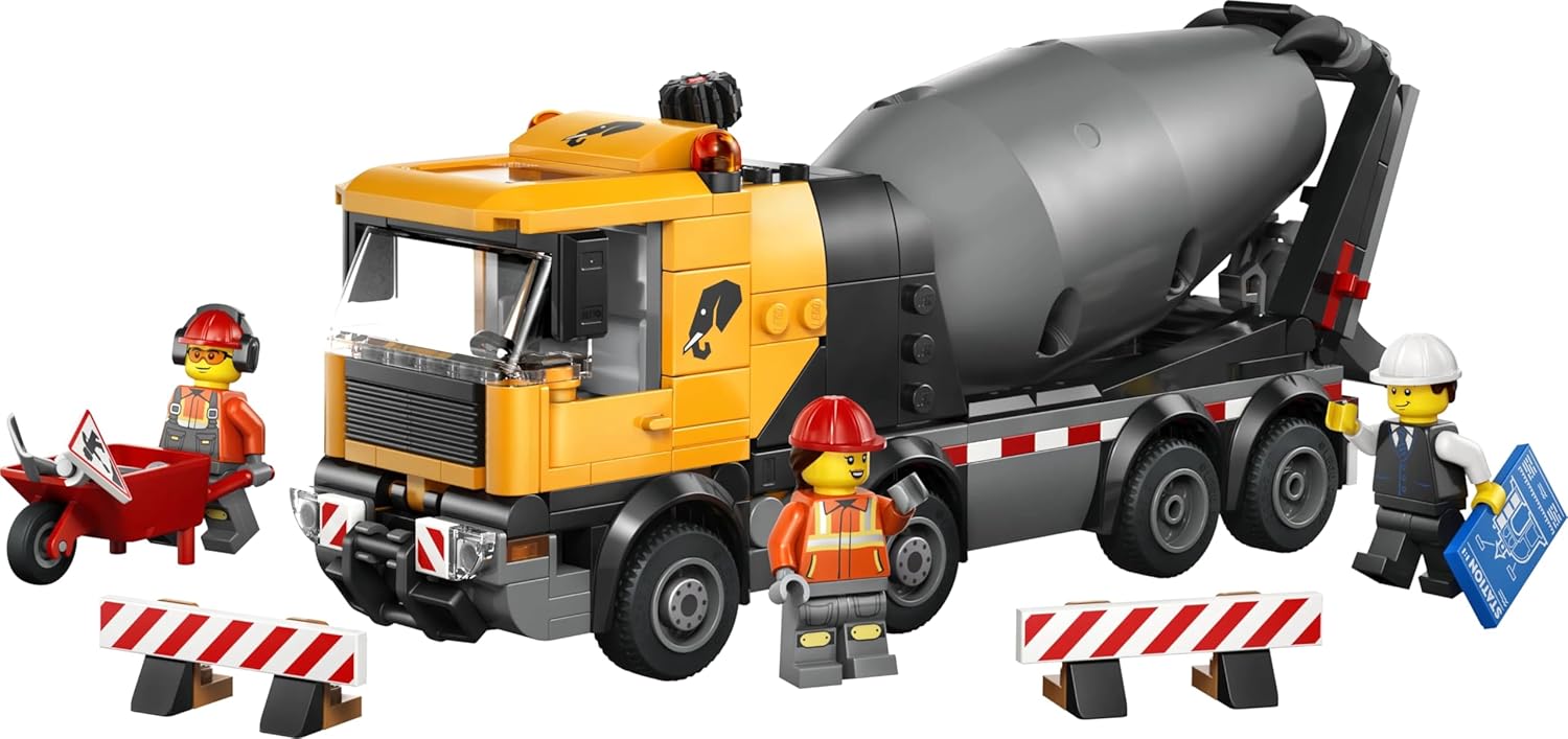 Lego City 60478 Cement Mixer truck