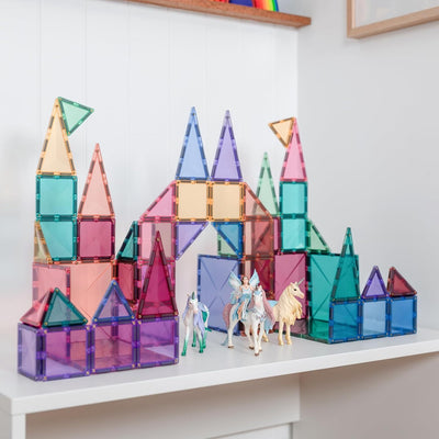 Connetix Magnetic Tiles Pastel Starter Pack 64pc