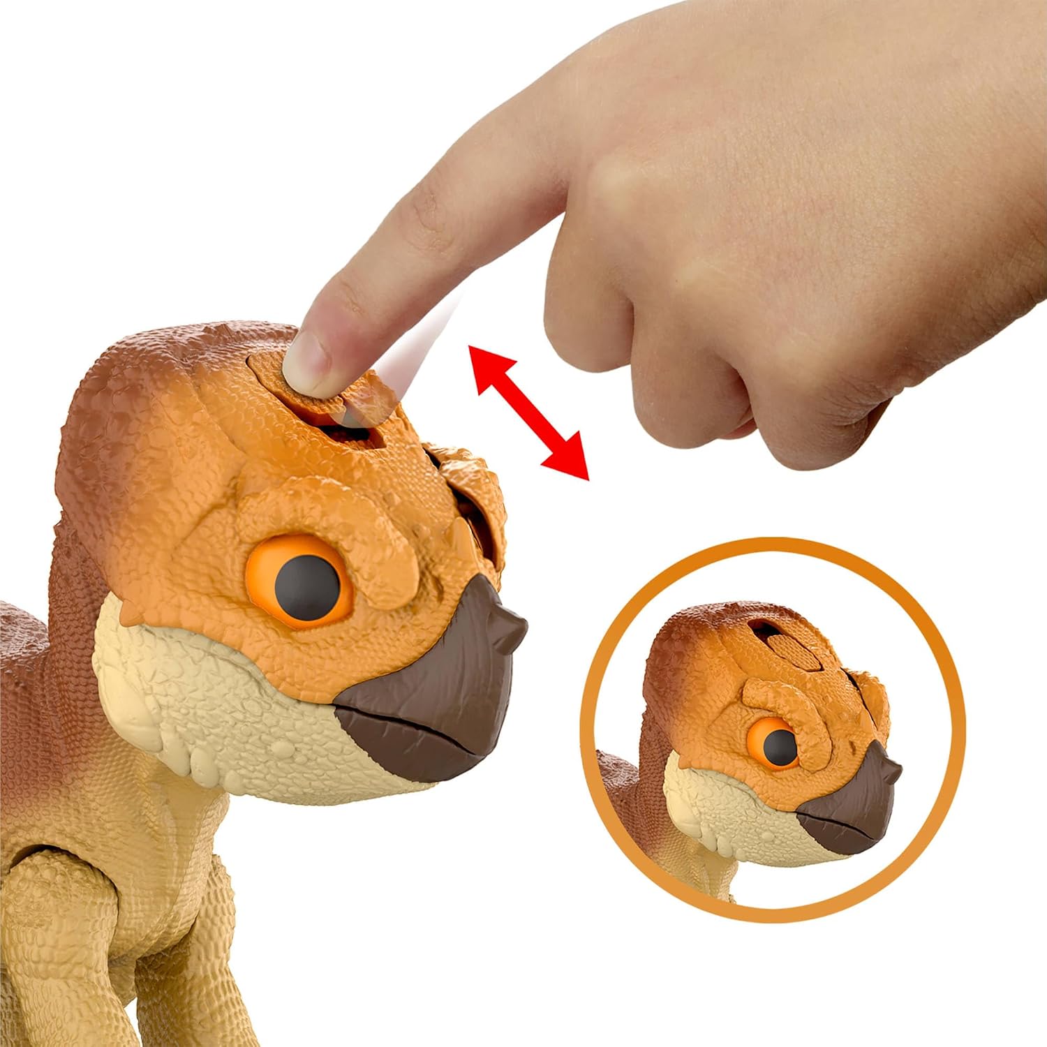 Jurassic World Primal Protector Aquilops Dolores Dinosaur With Sound