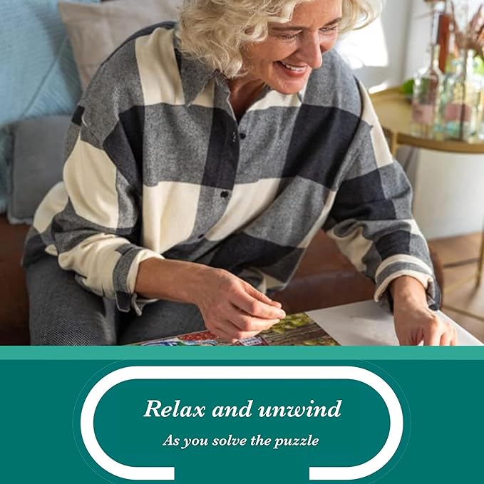 Jumbo Winter Village 1000pc Christmas Jigsaw Puzzle