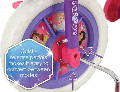 Disney Princess 2 in 1 10" Training Bike