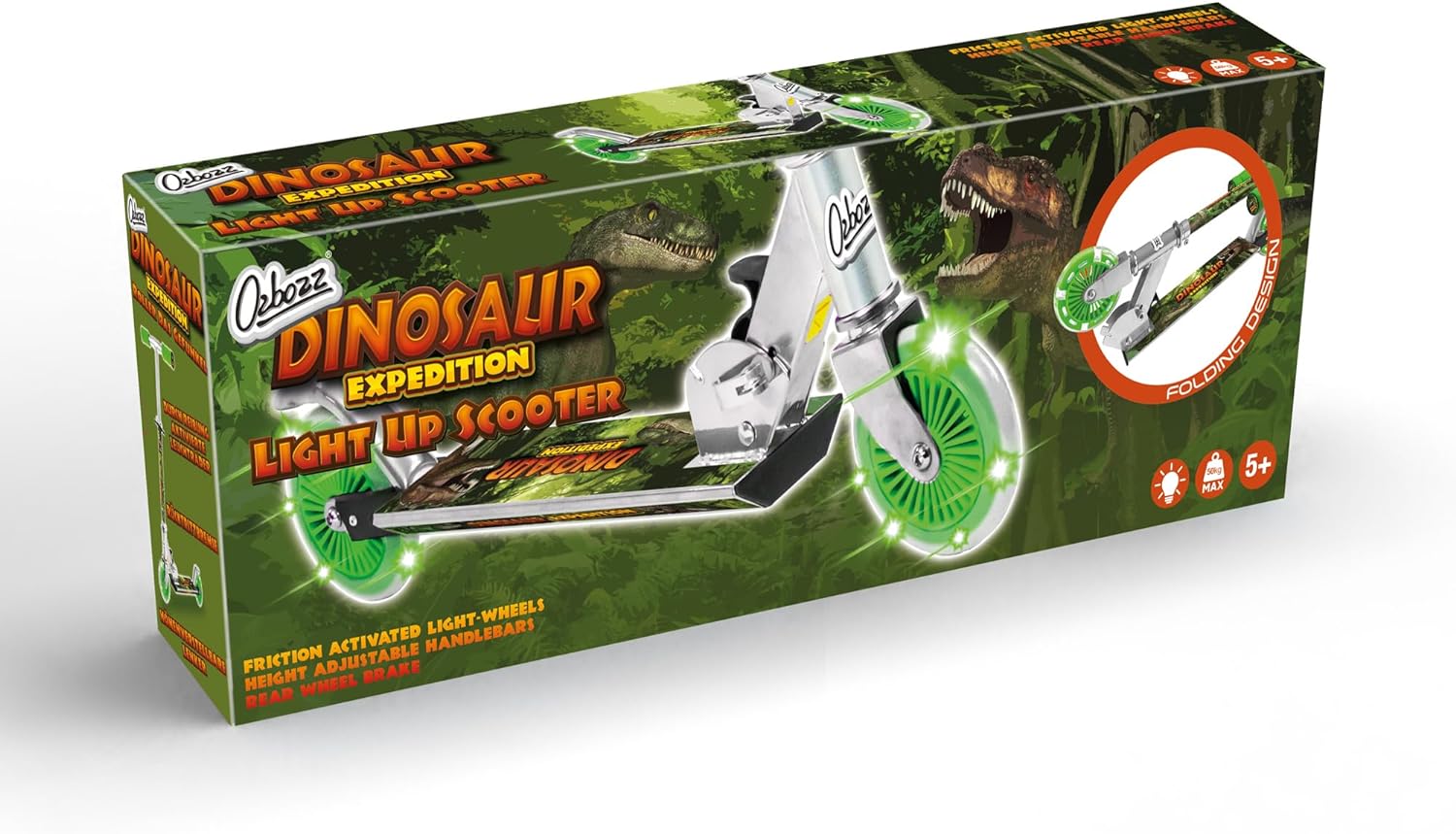 Dinosaur Expedition Light Up Scooter