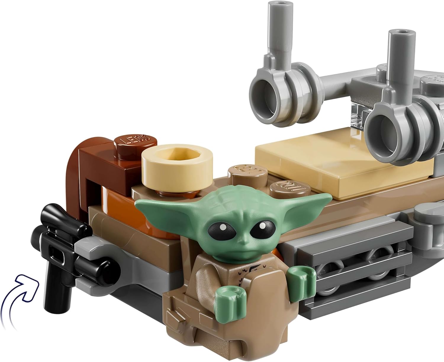 Lego Star Wars 75436 The Mandalorian And Grogu's Speeder Bike