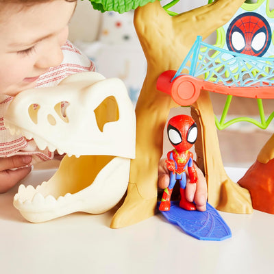 SpiderMan Spidey And His Amazing Friends Dino Webs Treehouse