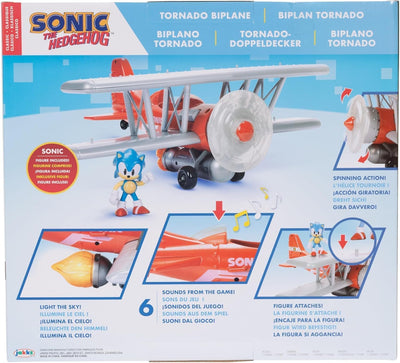 Sonic The Hedgehog Tornado Biplane Playset