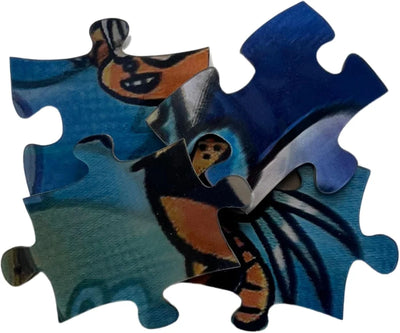 Dog Man Supa Buddies 100pc Lenticular Jigsaw Puzzle