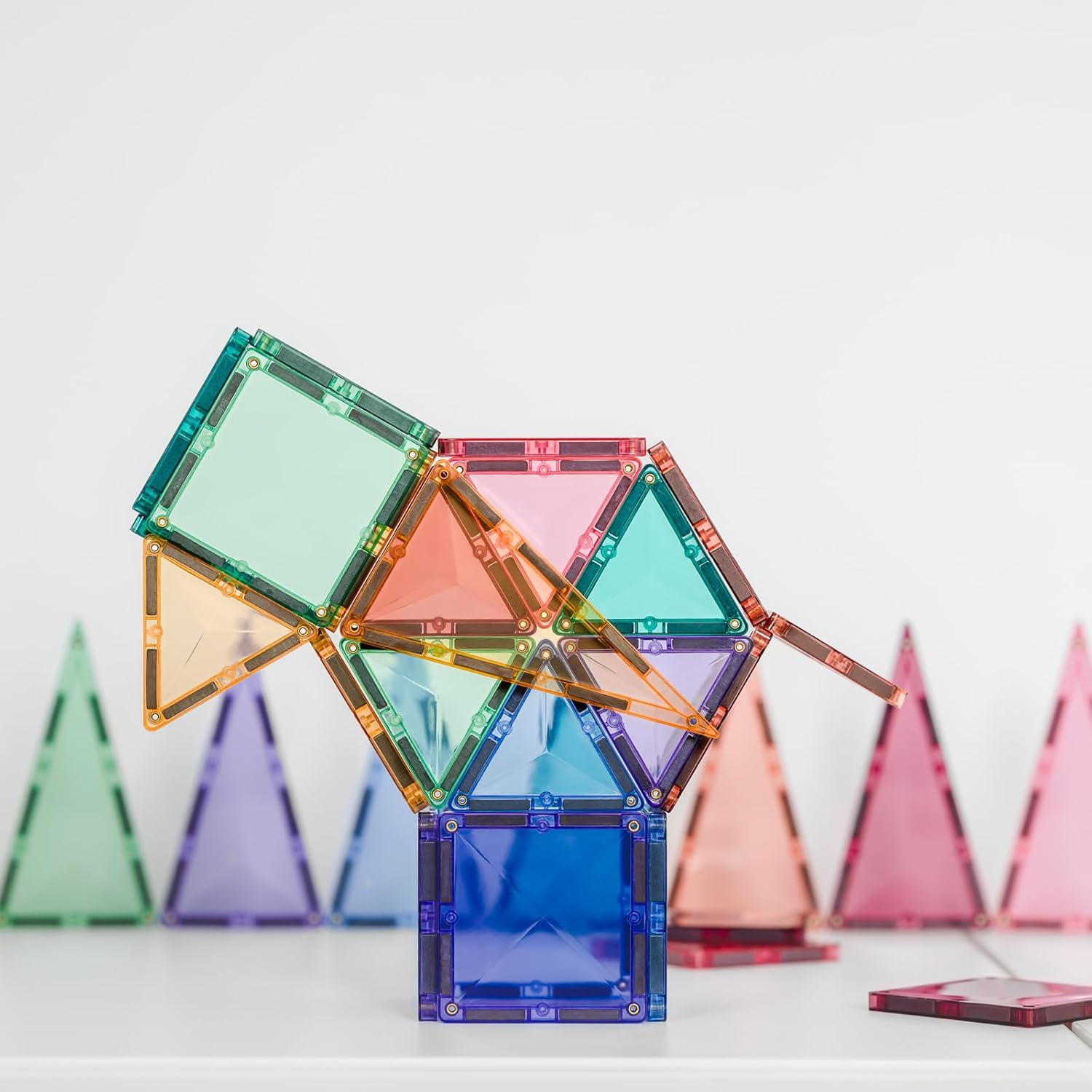 Connetix Magnetic Tiles Pastel Mini Pack 32pc