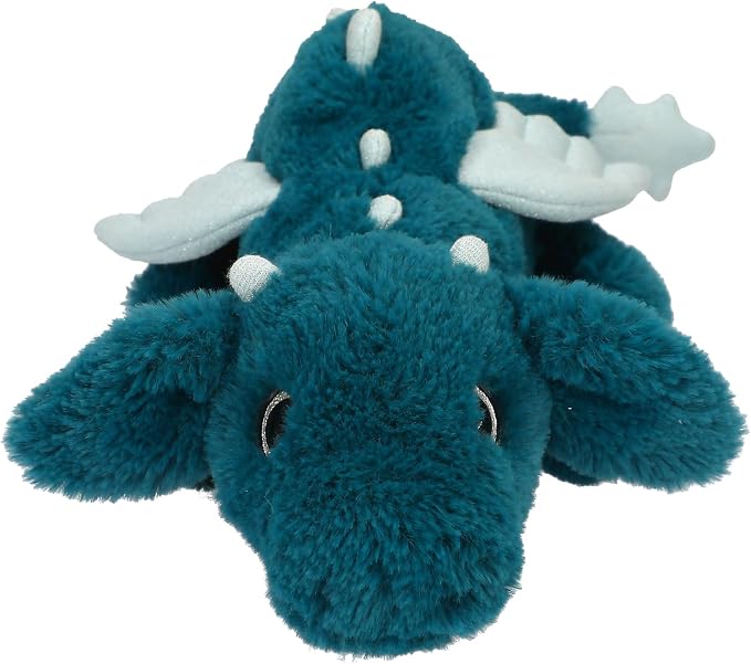 Snukis Plush Soft Toy Dragon Petrol