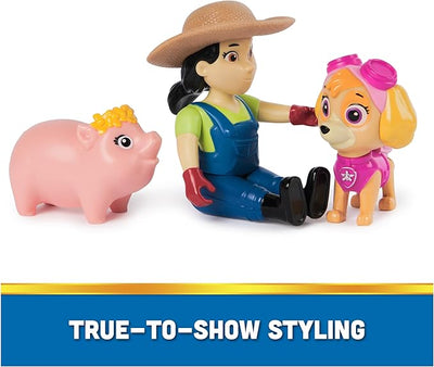 Paw Patrol Hero Pup Figure Pack Skye And Farmer Yumi