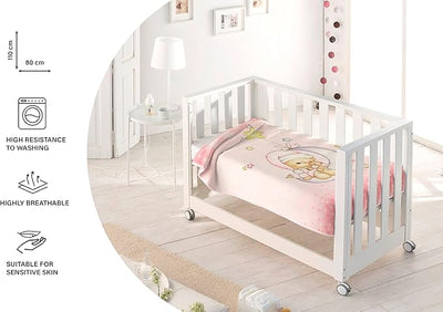 Pielsa Baby Blanket 80cm x 110cm Pink A