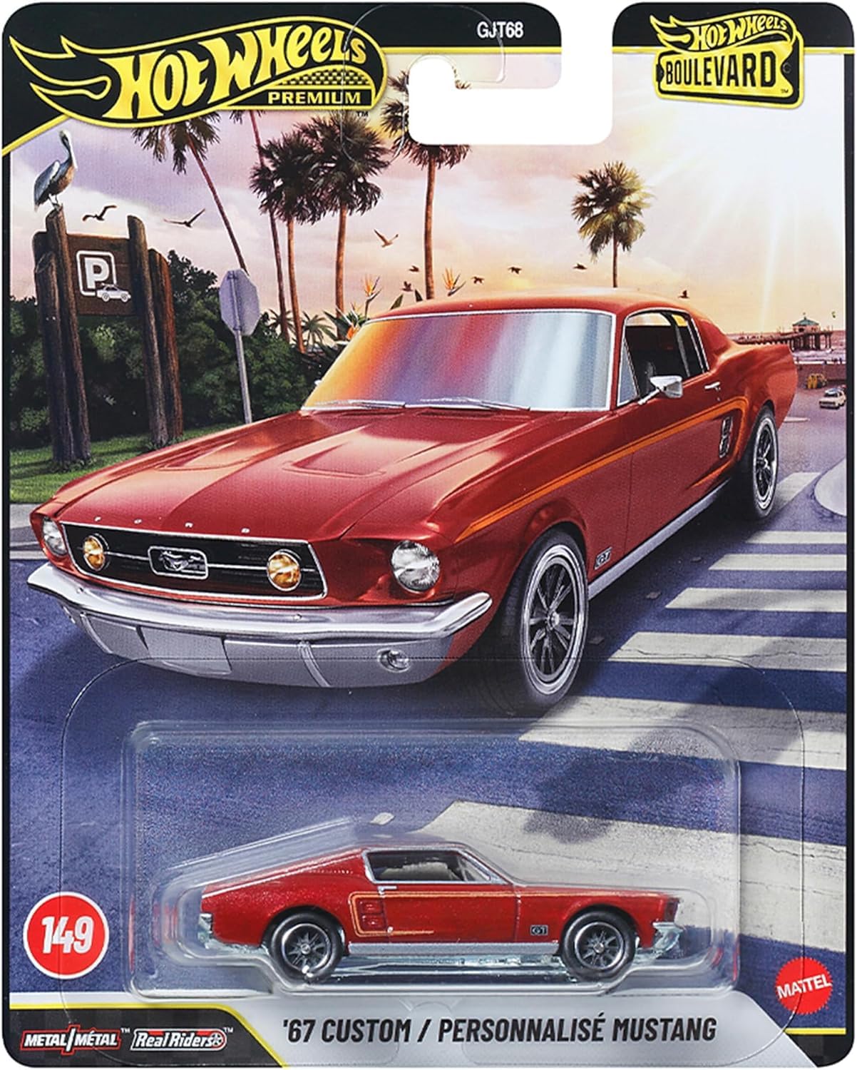Hot Wheels Premium Boulevard '67 Custom / Personnalise Mustang