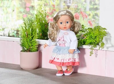 Baby Annabell Pink/Blue Skirt Clothing Outfit For 43cm Doll