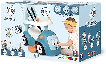 Smoby Maestro Balade Infant Ride On Blue