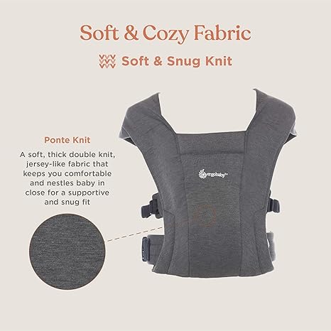 Ergobaby Embrace Cosy Newborn Baby Carrier Soft Navy