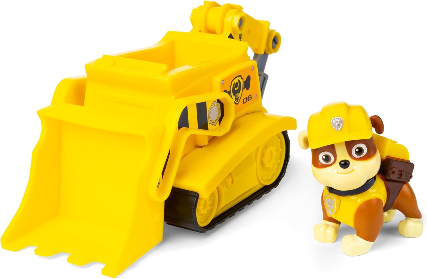 Paw Patrol Rubble Bulldozer Vehicle With Rubble Figure