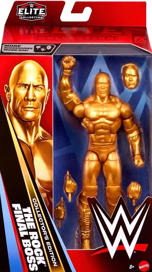 WWE Elite Wrestling Figure The Rock Final Boss