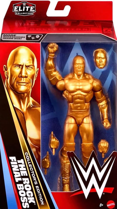 WWE Elite Wrestling Figure The Rock Final Boss