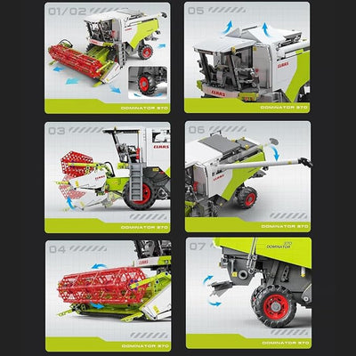 CaDa Claas Dominator 370 Combine Harvestor 4567pc Construction Set