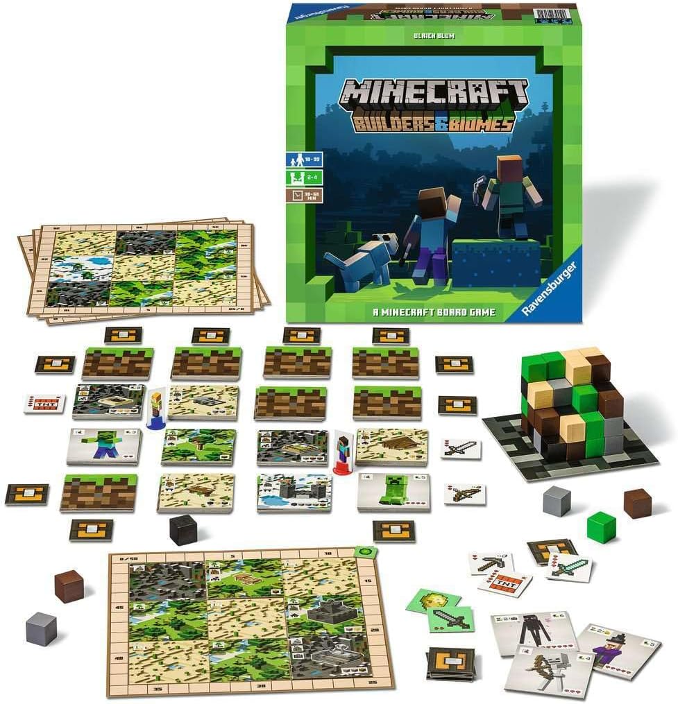 Minecraft Builders And Biomes Board Game
