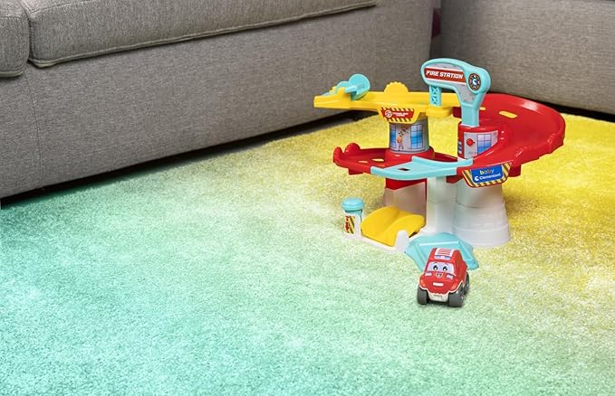 Clementoni Tumbling Car Fire Station Infant Playset