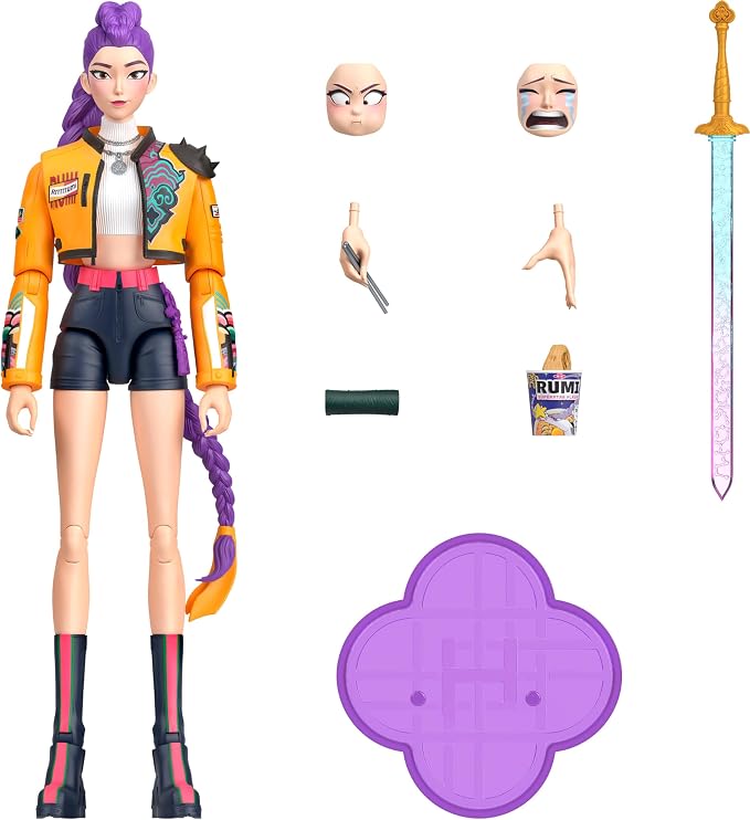 Netflix K Pop Demon Hunters Action Figure How's It Done HUNTR/X Rumi